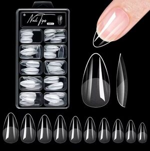 Clear Almond Nail Tips